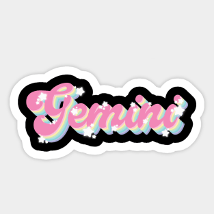 Groovy Gemini Sticker